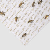 Realistic HoneyBees Gold Beekeeper's Tissue Paper 薄葉紙 (詳細)