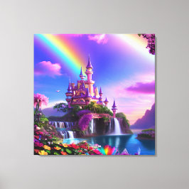 Realistic Magical Landscape Canvas Print キャンバスプリント