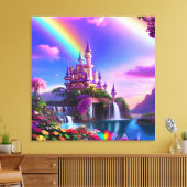 Realistic Magical Landscape Canvas Print キャンバスプリント (インサイチュ (リビング))