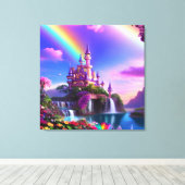 Realistic Magical Landscape Canvas Print キャンバスプリント (インサイチュ (ウッドフロア))