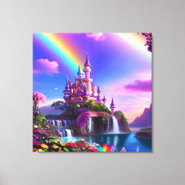 Realistic Magical Landscape Canvas Print キャンバスプリント