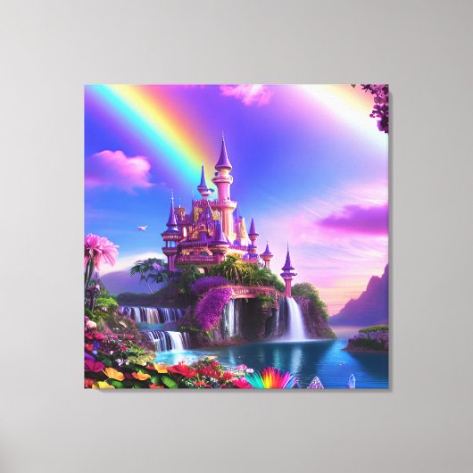 Realistic Magical Landscape Canvas Print キャンバスプリント (正面)