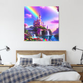 Realistic Magical Landscape Canvas Print キャンバスプリント (インサイチュ (寝室))