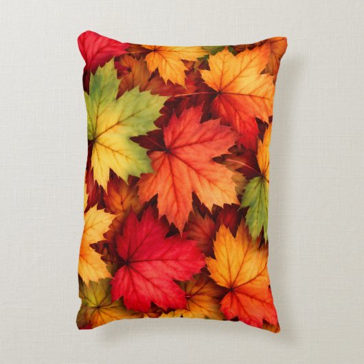 Realistic Maple Leaf Custom  アクセントクッション (裏面(縦))
