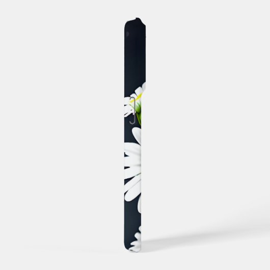 Realistic Modern Daisy  iPhoneケース (右側面)