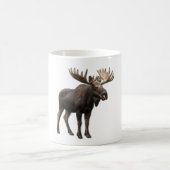 REALISTIC MOOSE DESIGN. SAMER BRASIL コーヒーマグカップ (中央)