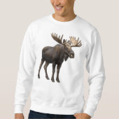 REALISTIC MOOSE DESIGN. SAMER BRASIL スウェットシャツ (正面)