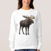 REALISTIC MOOSE DESIGN. SAMER BRASIL スウェットシャツ (正面)