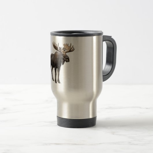 REALISTIC MOOSE DESIGN. SAMER BRASIL トラベルマグ (正面右)