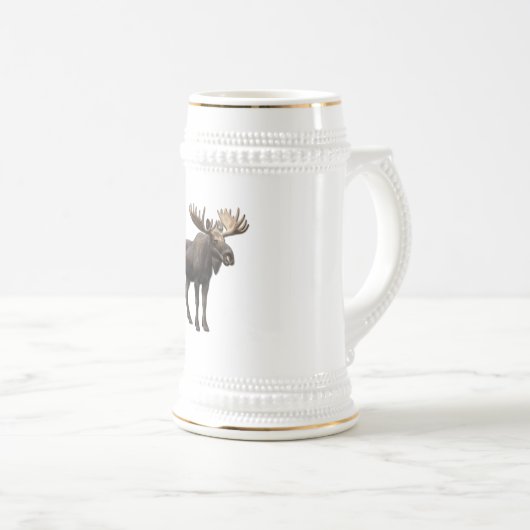 REALISTIC MOOSE DESIGN. SAMER BRASIL ビールジョッキ (正面右)