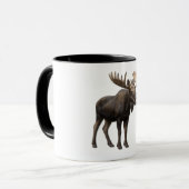 REALISTIC MOOSE DESIGN. SAMER BRASIL マグカップ (正面左)