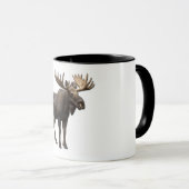 REALISTIC MOOSE DESIGN. SAMER BRASIL マグカップ (正面右)
