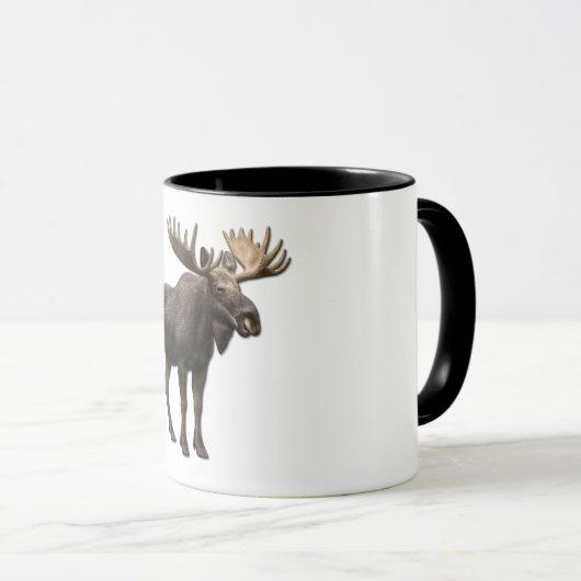 REALISTIC MOOSE DESIGN. SAMER BRASIL マグカップ (正面右)