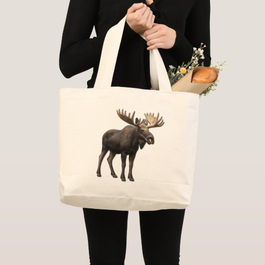 REALISTIC MOOSE DESIGN. SAMER BRASIL ラージトートバッグ (正面(商品))