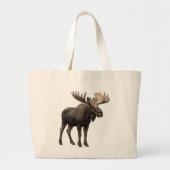REALISTIC MOOSE DESIGN. SAMER BRASIL ラージトートバッグ (正面)