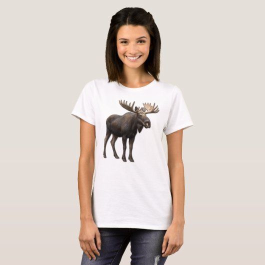 REALISTIC MOOSE DESIGN. SAMER BRASIL Tシャツ (正面フル)