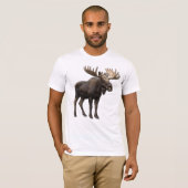 REALISTIC MOOSE DESIGN. SAMER BRASIL Tシャツ (正面フル)