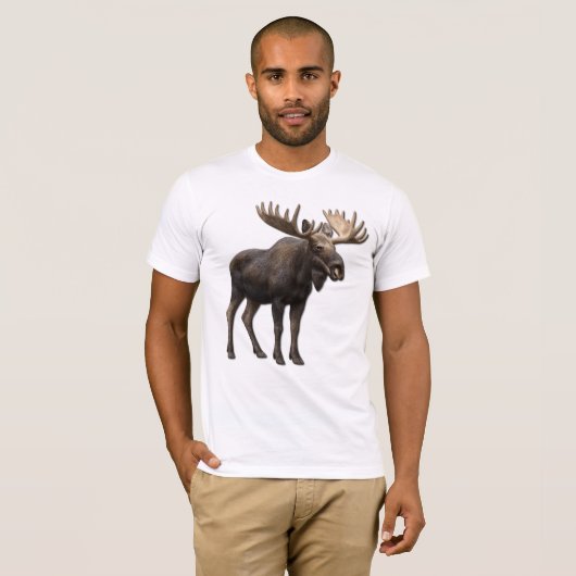 REALISTIC MOOSE DESIGN. SAMER BRASIL Tシャツ (正面フル)