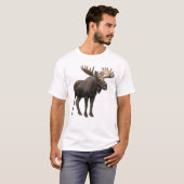 REALISTIC MOOSE DESIGN. SAMER BRASIL Tシャツ (正面フル)