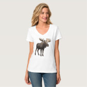 REALISTIC MOOSE DESIGN. SAMER BRASIL Tシャツ (正面フル)