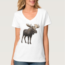 REALISTIC MOOSE DESIGN. SAMER BRASIL Tシャツ