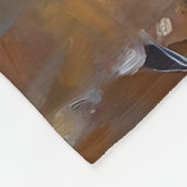 Realistic Red Wine Cheese Grapes Still Life フリースブランケット (角)