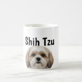 Realistic Shih Tzu Full Wrap 11oz Mug PNG | Custom コーヒーマグカップ (中央)