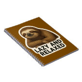Realistic Sloth Sticker ノートブック (右側)