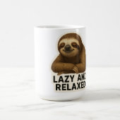 Realistic Sloth Sticker モーフィングマグカップ (中央)