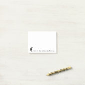 Realistic Standard Schnauzer Personalize Notes ポストイット (デスク上)