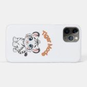 Realistic White Tiger – Photorealistic Wildlife Ar Case-Mate iPhoneケース (裏面(横))
