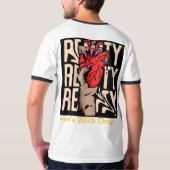 Reality Heart Grunge Art Shirt – Custom Streetwear Tシャツ (裏面フル)