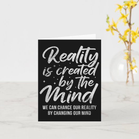 Reality Is D By The Mind Sitive Motivation Nge  カード (黄色い花)