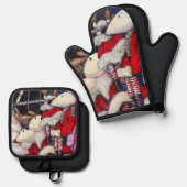 Reality on Vacation 鍋つかみ&鍋敷きセット (正面/裏面)