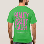 Reality Our Best Friend Basic Dark T-Shirt Tシャツ (裏面)