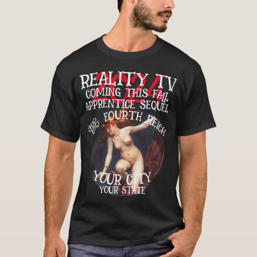 REALITY TV FOURTH REICHこの秋第3 Tシャツ (正面)
