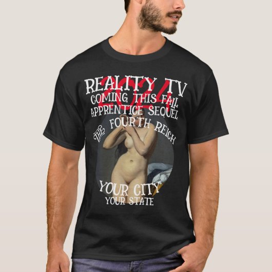 REALITY TV FOURTH REICHこの秋第3 Tシャツ (正面)