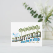 Realityburghからの挨拶 – あなたがここにいることを願う ポストカード (スタンド正面)