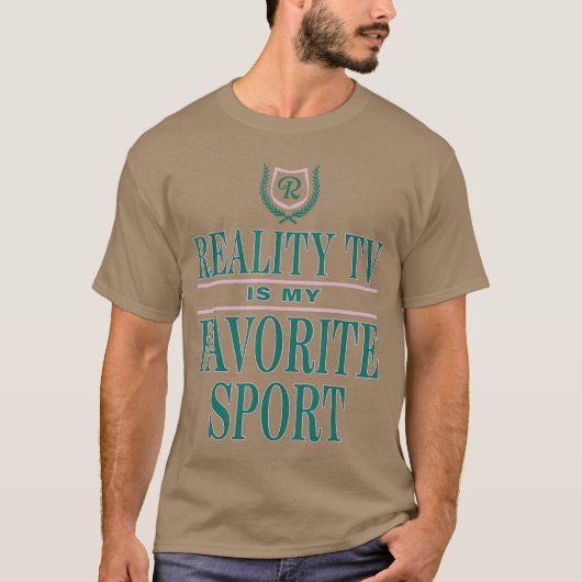 Realityvは私のお気に入りのスポーツウェア 楽しい tシャツ (正面)