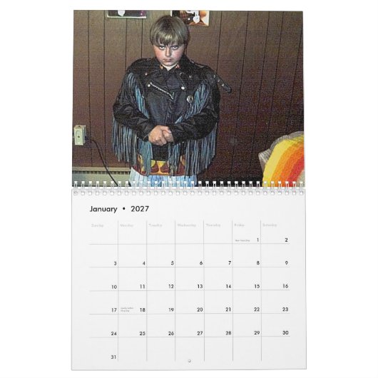 Reallusionのマスター カレンダー (1月 2027)