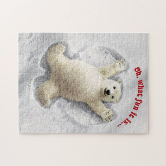 Really Big Snow Angel ジグソーパズル (横)