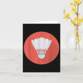 Really Like Badminton Shuttle Birdie 7  カード (黄色い花)