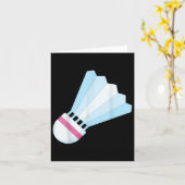 Really Like Badminton Shuttle Birdie 9  カード (黄色い花)