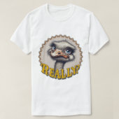Really? Ostrich Men's T-Shirt Tシャツ (デザイン正面)