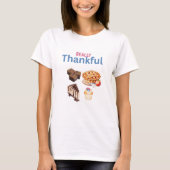 Really thankful for sweets tシャツ (正面)