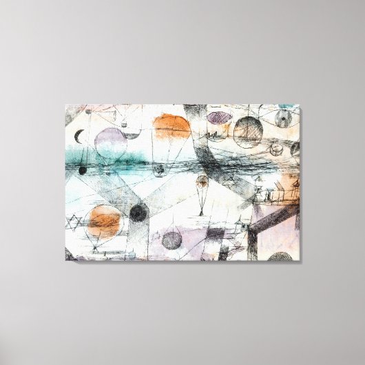Realm of Air Paul Klee抽象芸術表現者 キャンバスプリント (正面)
