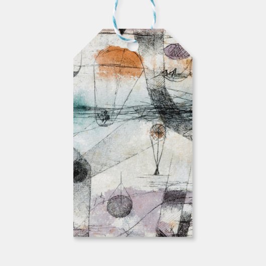 Realm of Air Paul Klee抽象芸術表現者 ギフトタグ (裏面)