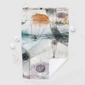 Realm of Air Paul Klee抽象芸術表現者 ゴルフタオル (インサイチュ)