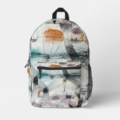 Realm of Air Paul Klee抽象芸術表現者 プリントバックパック (正面)