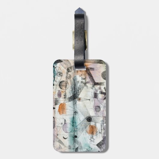 Realm of Air Paul Klee抽象芸術表現者 ラゲッジタグ (裏面縦)